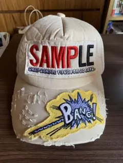 ベージュキャップ SAMPLE BANG! SMAPコンサートグッズ