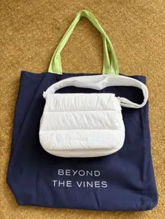 BEYOND THE VINES ホワイト ショルダーバッグ➕トートバッグ付