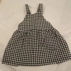 【9/5(金)まで】【美品】ギンガムチェック柄オーバーオール ZARA 68cm