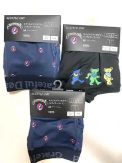 ⑤GU Grateful Dead ボクサーパンツ Mサイズ 3点セット