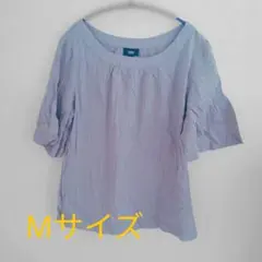 HASEGAWA グレー 五分袖シャツ Mサイズ