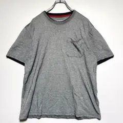 クローズトラック　LL グレー 半袖 Tシャツ ポケット付き 美品　綿50%