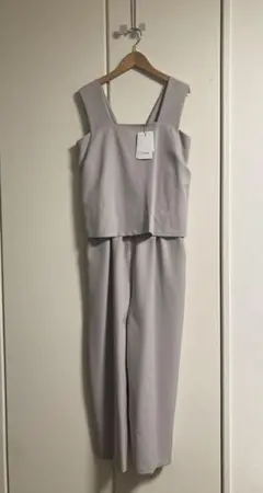 新品　Mayson grey オールインワン サロペット　ライトグレージュ　L