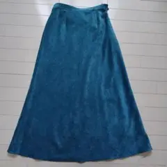 グリーンブルー　ロングスカート