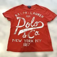 Polo by Ralph Lauren 赤 Tシャツ S(8) 140