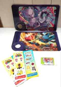 ポケモン　フレンダ　ケルディオ　うちわ　ミュウツー　ルカリオ　ステッカー　セット