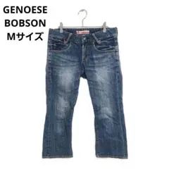 GENOESE デニム ジーンズ ストレート M きれいめ カジュアル おでかけ