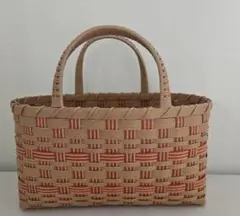 エコクラフト　ナチュラルかごバック