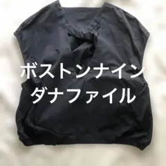 美品　個性派　ボストンナイン　ダナファヌル　コットンカットソー　サイズ 2 黒