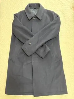 BEAMS HEARTウール　ネイビーピーコート