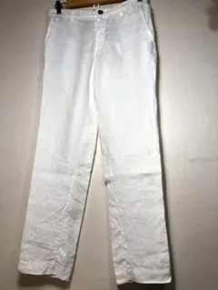 108031 ZARA MAN リネン パンツ XS ホワイト メンズ ザラマン