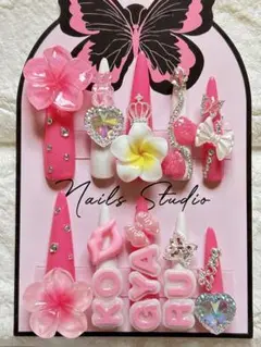 コギャルネイルチップ　キッズネイル