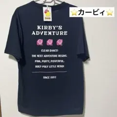 【新品】星のカービィTシャツ 刺繍 ピクセルアート メンズ バックプリント