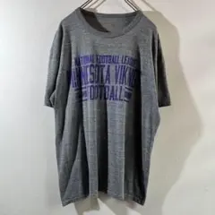 T-76 Minnesota Vikings NFL Tシャツ グレー XL相当