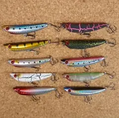 8cmのペンシルベイト 10色セット
