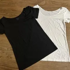 UNIQLOエアリズムUネックＴ2枚　未使用品