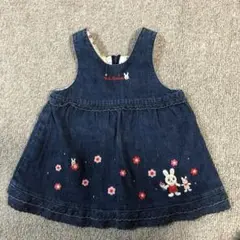 ミキハウス　ワンピース　80 美品