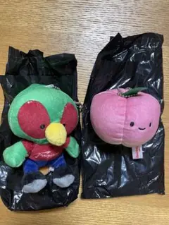 ファジアーノ岡山　ぬいぐるみ　にっこりーノ ファジ丸　もも　二つセット