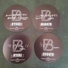 MANATO 直筆サイン入りコースター 4bf3c9ea6820614b5bbfd32e55533a