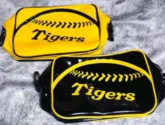 阪神タイガース　エナメルショルダーバッグ　未使用品 美品 グッズ