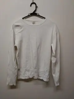 AVIREX アヴィレックス　長袖Ｔシャツ　カットソー　ホワイト　サイズＬ