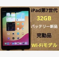 完動品iPad第7世代(A2197)本体32GBグレイ送料込D6TJ2