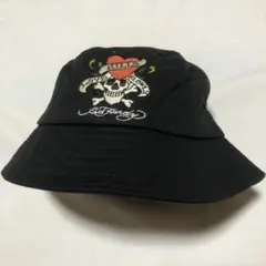Ed Hardy バケットハット スカル刺繍