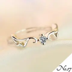 【新品】ツバサデザイン リング アクセサリー 指輪 シルバー レディース