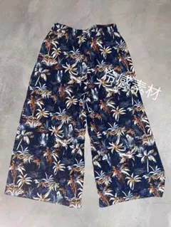 冷感素材　八分丈　ショートパンツ　サイズM