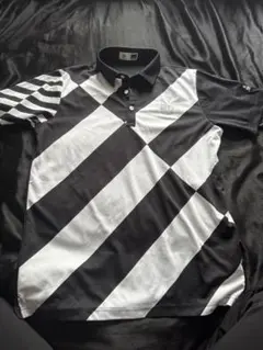 Munsingwear ストライプ ゴルフシャツ Lサイズ
