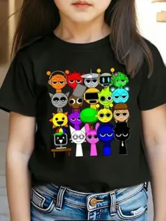 スプランキー Tシャツ 130 140 半袖 ブラック