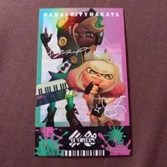 スプラトゥーン　テンタクルズ　ホログラムフェスチケット風カード