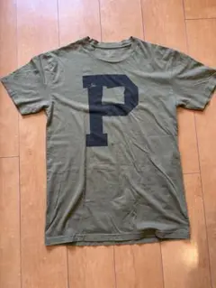 日本未上陸　ポートランドギア　オリーブ色 Tシャツ Pプリント Mサイズ