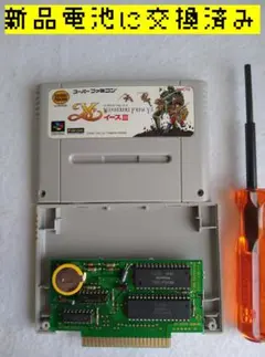 イース３◆新品電池交換◆分解清掃◆動作確認◆即購入OK◆スーパーファミコン