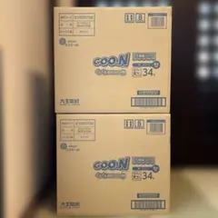 Goo.N おむつ ビッグより大きいサイズ 34枚入り 6パック