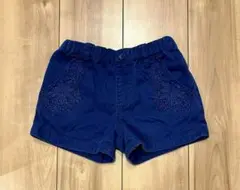【UNIQLO】ハーフパンツ　ネイビー　110cm