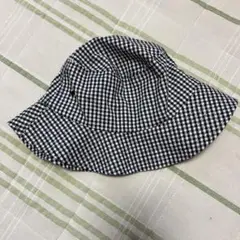 無印良品　ギンガム　ハット　帽子