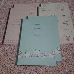 もちパンダ 方眼ノート ６冊