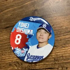 大島洋平 8番 ドラゴンズ バッジ どらポジ