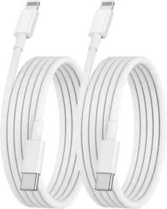 ❤️新品❤️USB充電データ線、2本セット、1m、ホワイト
