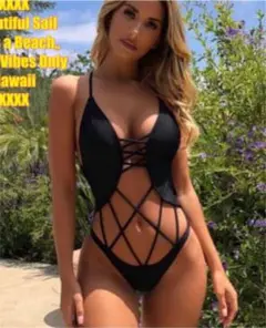 モノキニ セクシー ビキニ カットアウト ワンピース