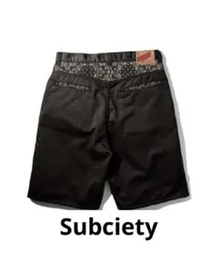 (サブサエティ) WORK SHORTS-WORKER- BLACK