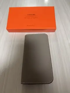 COGURE コグレ iPhone15Pro 手帳型 ケース グレージュ