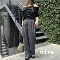mline　エムライン　ドロストシアートップス