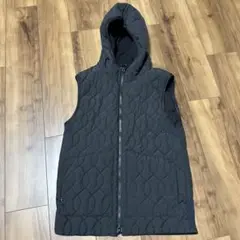 Charbon LIMONTA NYLON FOODED VEST BLACK