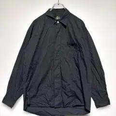 90s 古着　ヴィンテージ　VOIX D HOMME 雰囲気　黒 長袖シャツ美品