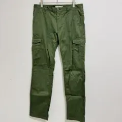 シュカ カーゴパンツ ワークパンツ【XL】カーキ グリーン