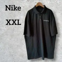 ✨１点限り✨Nike DRI-FIT ポロシャツ 半袖カットソーXXL ブラック