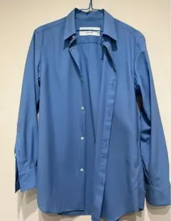 美品 OVERCOAT オーバーコート 長袖シャツ 桜井和寿着用 ブルー 0 美品 OVERCOAT オーバーコート 長袖シャツ 桜井和寿着用 ブルー