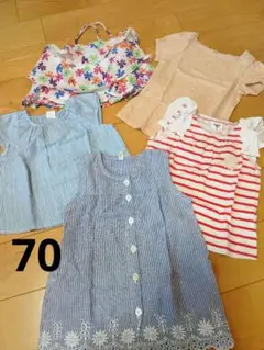 Baby Gap　赤ちゃん本舗　H&M　無印良品　ベビー服 トップス 7080